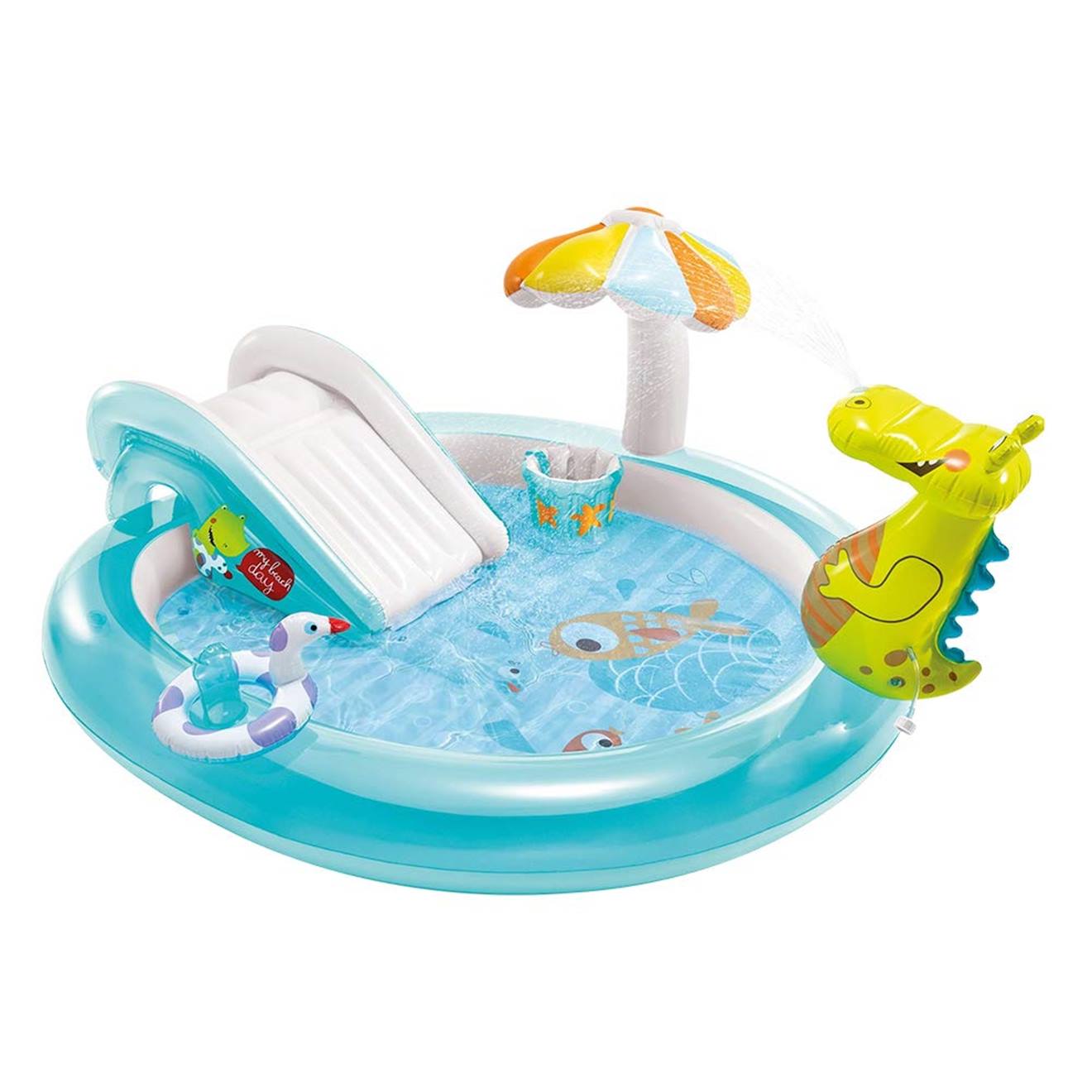 Piscine Enfant Avec Espace De Jeu Bleu (Intex) - Image 1