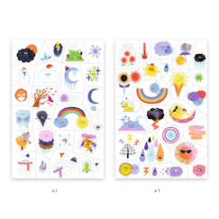 Jouet-Activités artistiques et musicales-Tatouages emojis météo