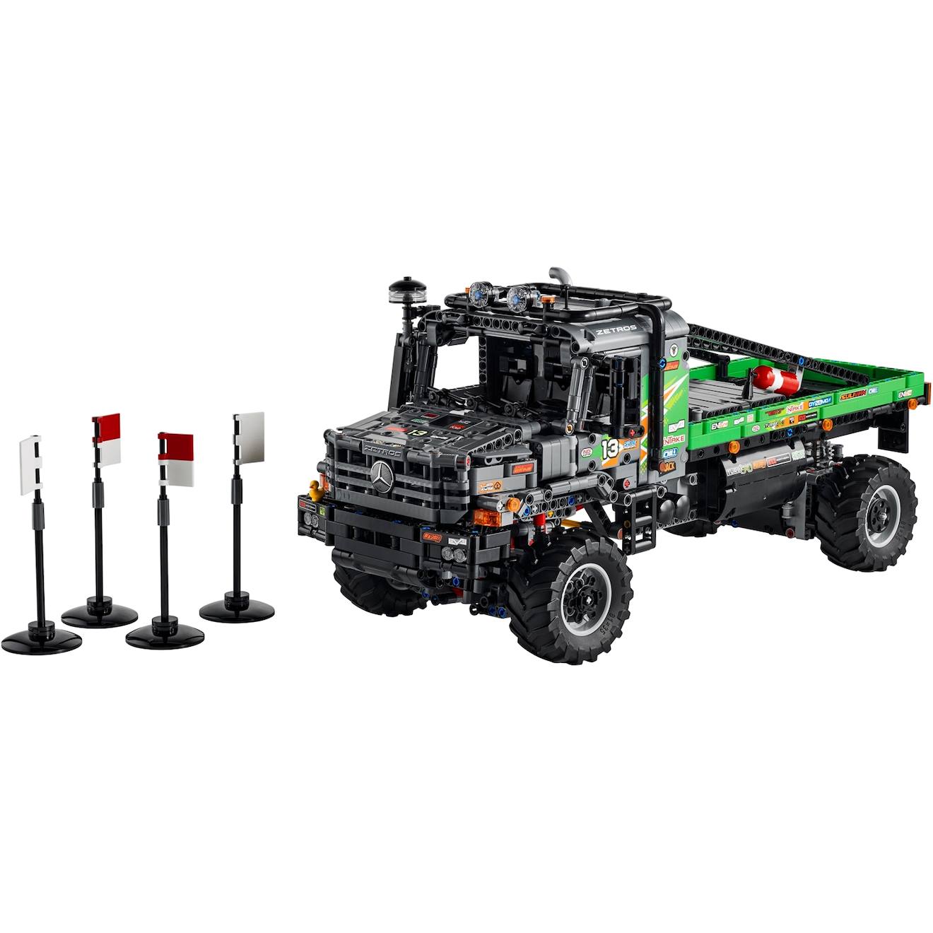 Technic Le Camion D'essai 4x4 Mercedes-benz Zetros 42129 Multicolore