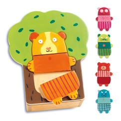 Jouet-Puzzle bois arbra doudou