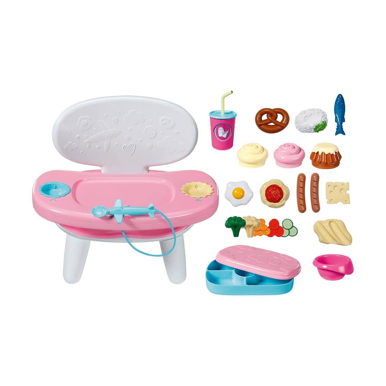 Baby Born Table D'alimentation Lumineuse Et Sonore Multicolore