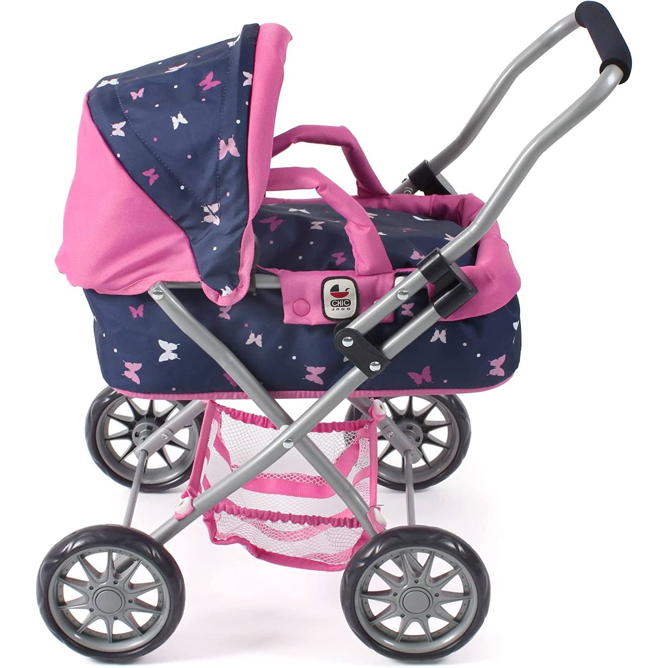 Poussette Landeau Pour Poupée Smarty Rose Et Bleu