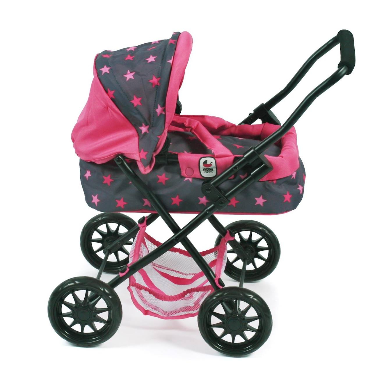 Poussette Pour Poupons Rose Et Gris