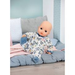 Jouet-Combinaison baby annabell feuilles bleues 43 cm