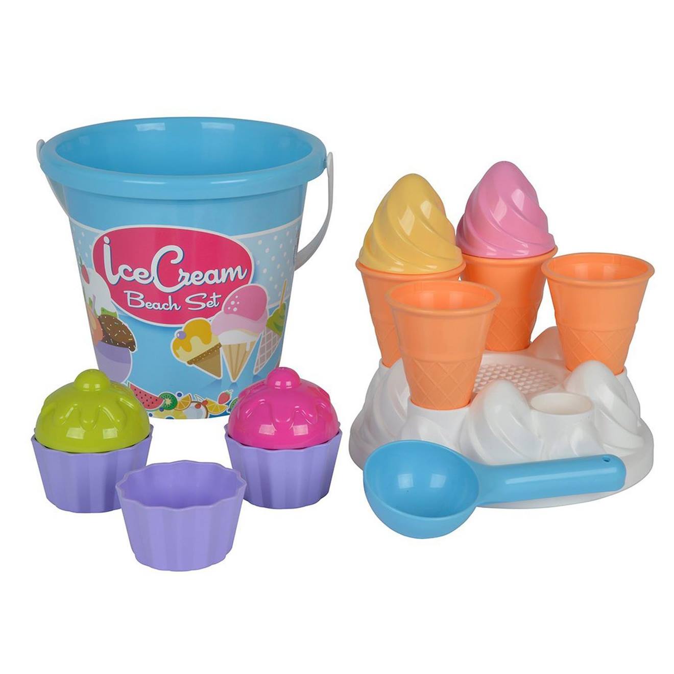 Simba Toys Ensemble de Seaux Ice Cream Multicolore