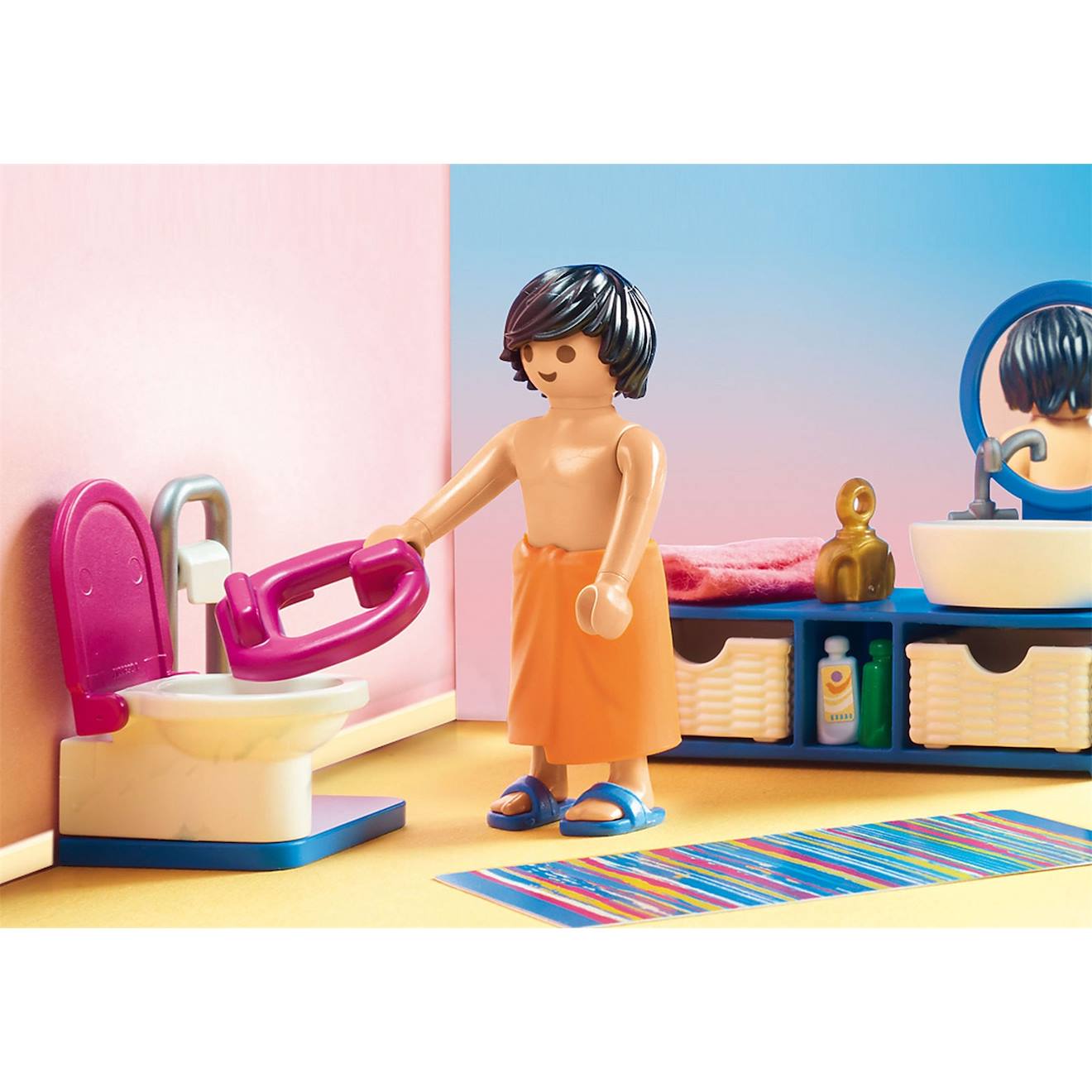 Dollhouse - Salle De Bain Avec Baignoire 70211 Multicolore