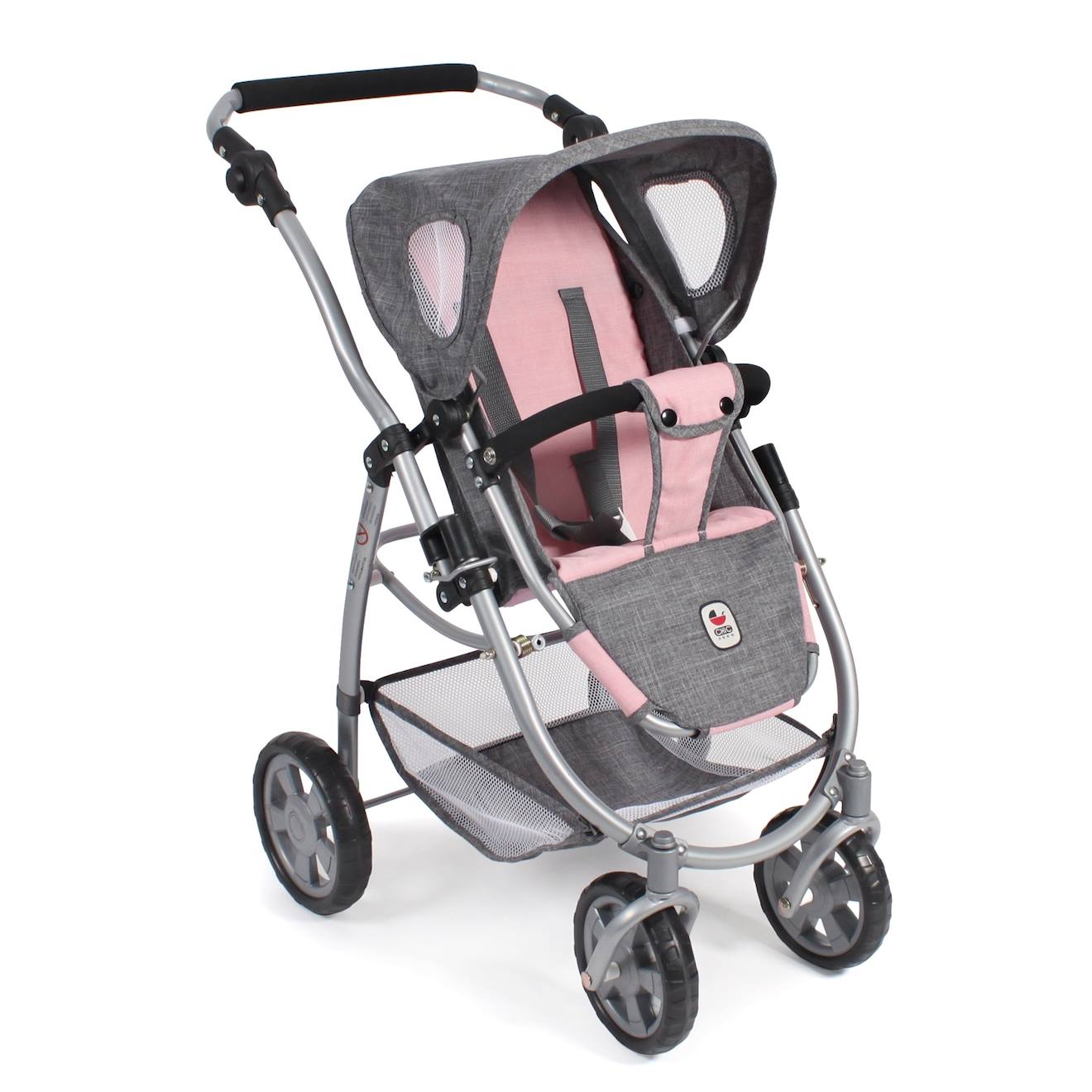 La Poussette Combinée Pour Poupée 3 En 1 Emotion All In - Coloris 15 Gris Et Rose