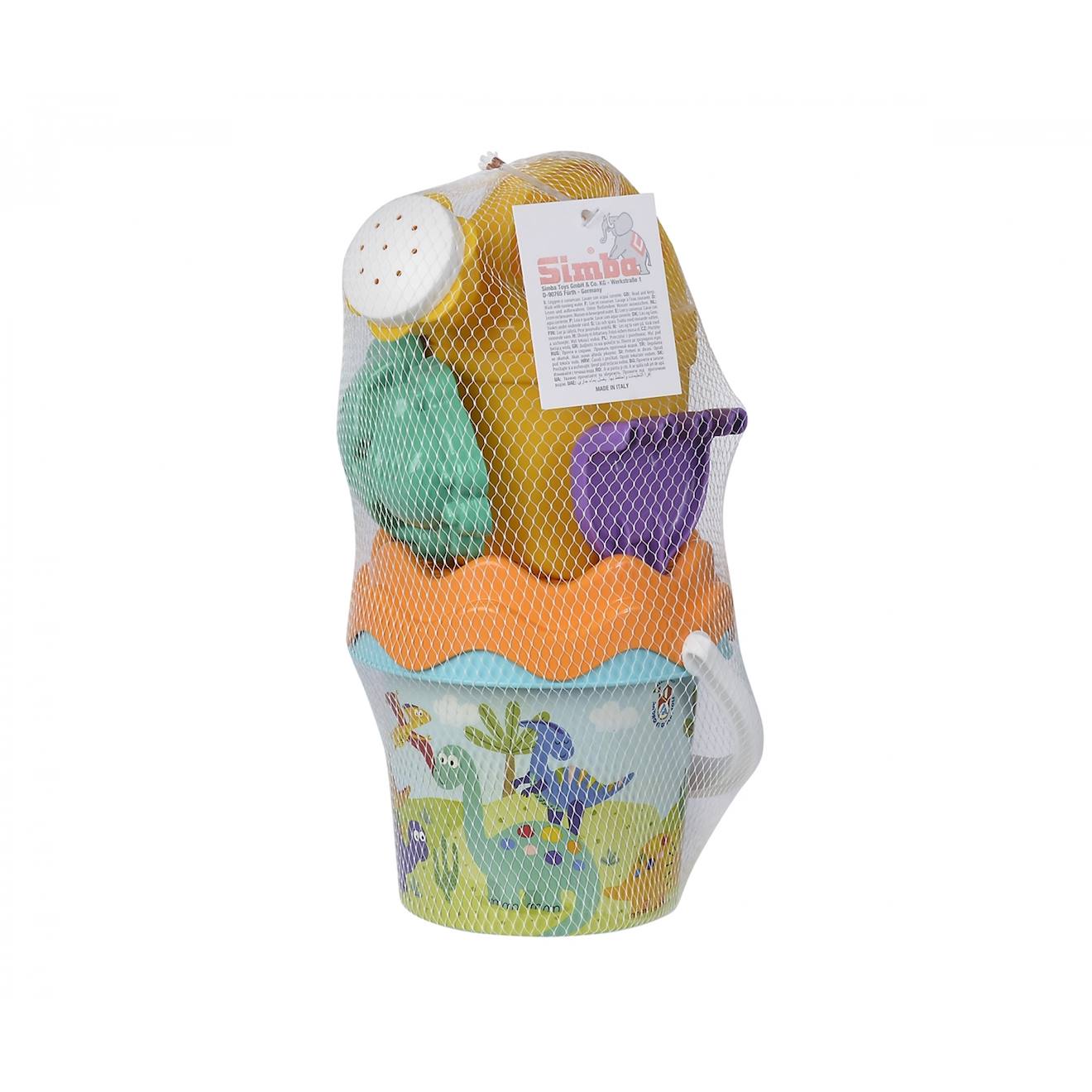 Simba Toys Ensemble de Seaux Bébé Dino Multicolore
