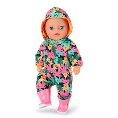 Jouet-Baby born combinaison de pluie avec bottes pour poupons 36 cm