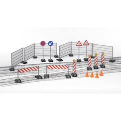 Jouet-Set de construction - barrières et signalisations