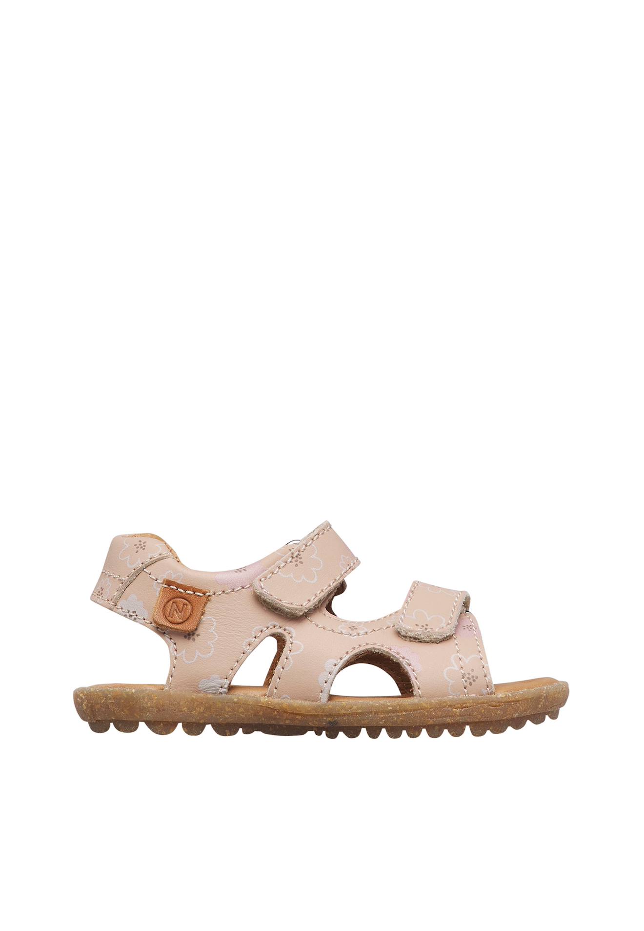 Sandales En Cuir Avec Imprimé Fleuri Sky Rose