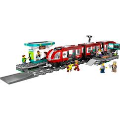 Jouet-Lego city - le tramway et la station du centre-ville - 60423