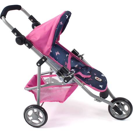 Petite poussette de jogging lola pour poupons Bleu+Gris et rose+Ros et gris+Rose+Rose clair+Rose et bleu+Rose et gris+Rose jean+Violet 15 - vertbaudet enfant 
