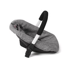 Jouet-Poupons et poupées-Siège auto pour poupée avec adaptateur jeans gris