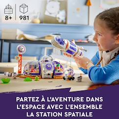 Jouet-La station spatiale martienne et la fusée 42605
