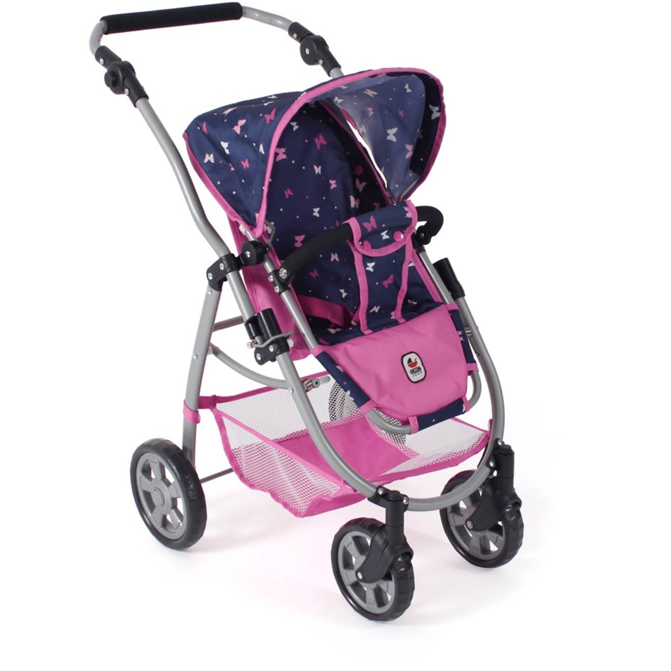 Poussette Pour Poupées, 3 En 1 Emotion - Papillon Multicolore