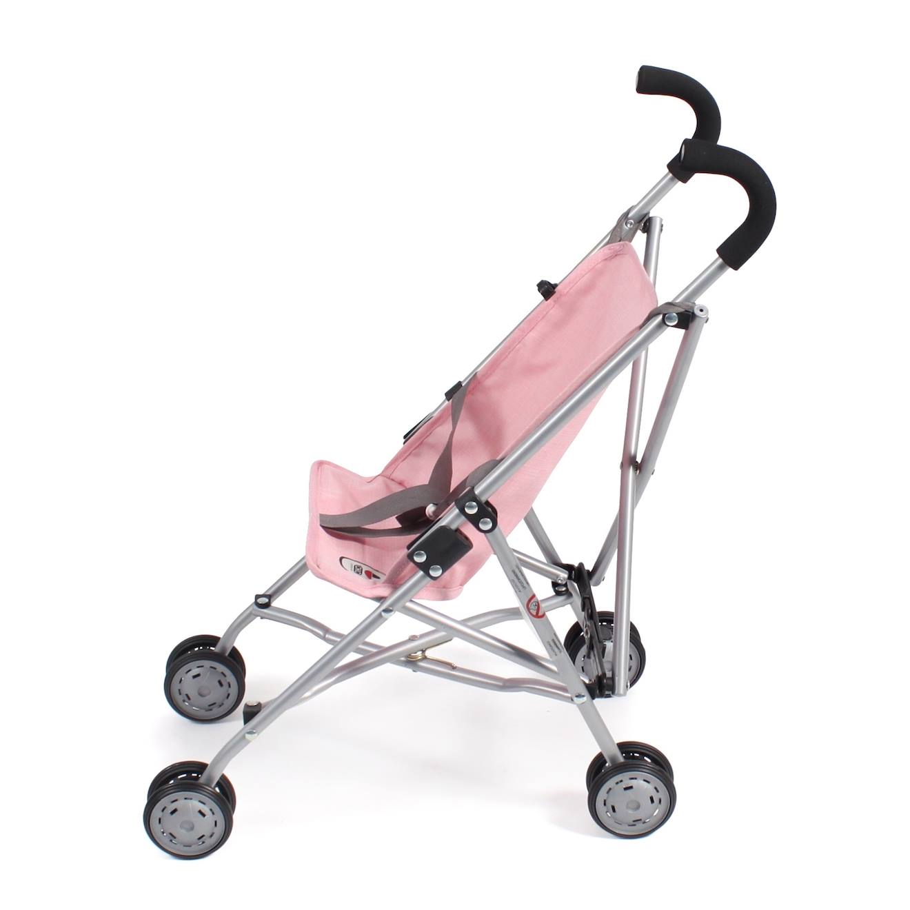 Mini-poussette Buggy Pour Poupons Roma Rose Clair