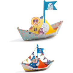 -Origami - bateaux sur l'eau