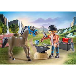 Jouet-Jeux d'imagination-Horses of waterfall maréchal-ferrant 71357