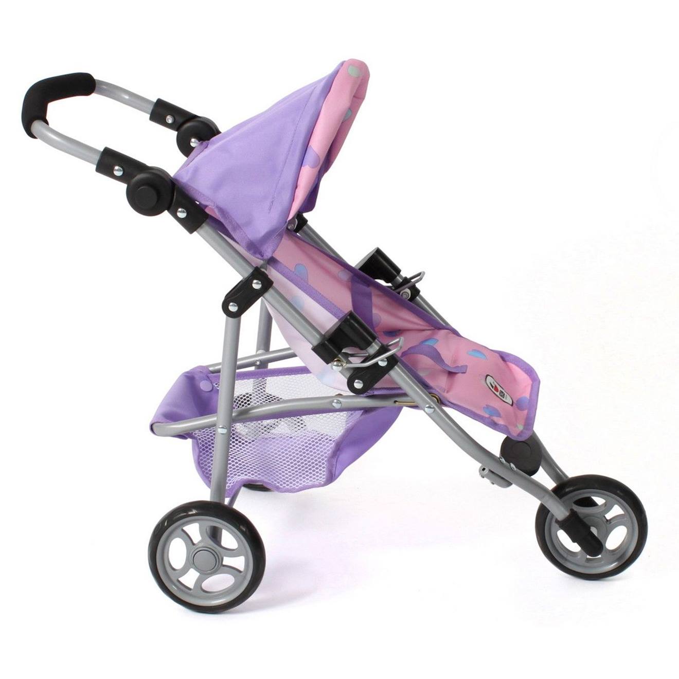 Poupées Jogging-buggy Lola Cœur Violet-rose Violet