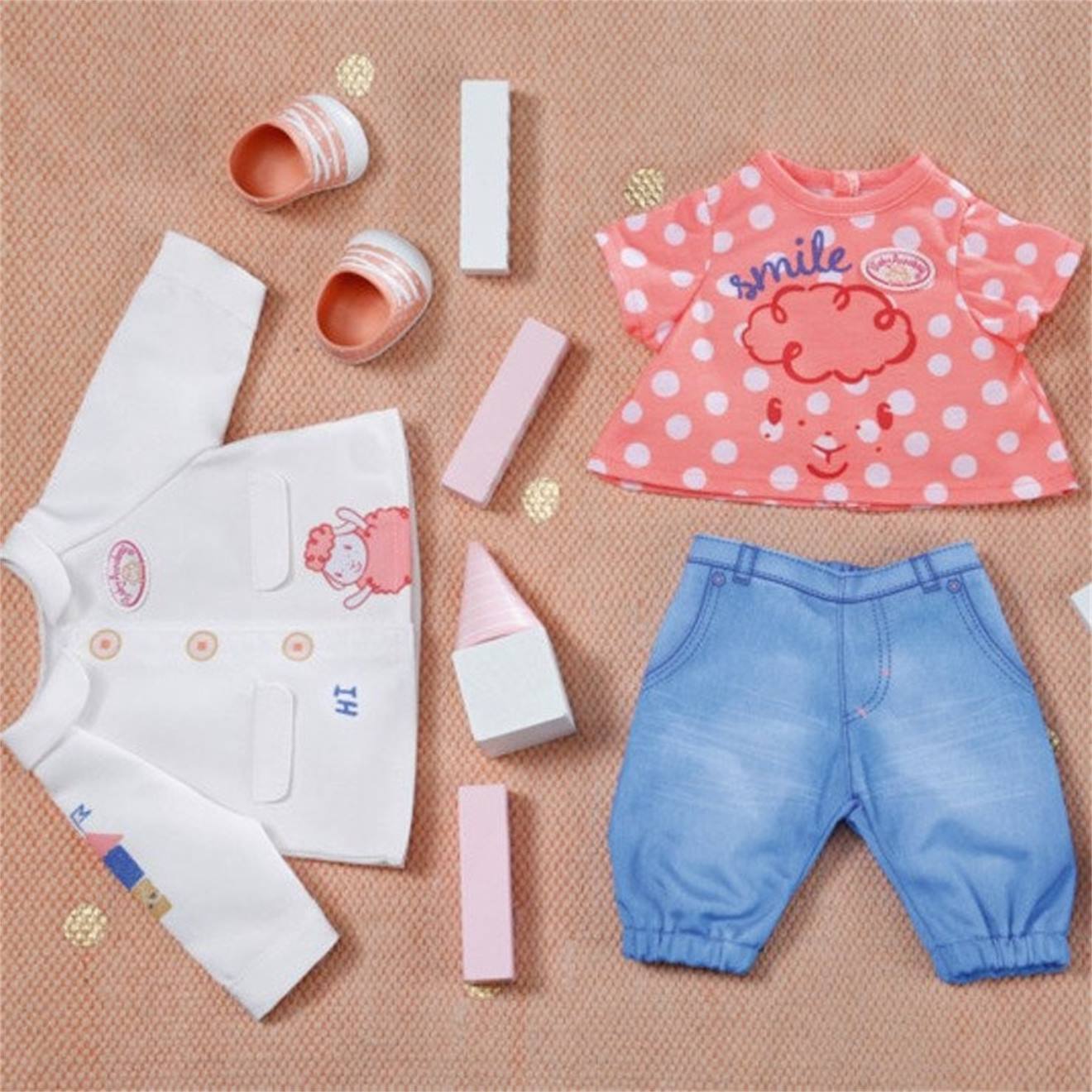 Baby Annabell Little Tenue De Jeu 36 Cm Multicolore