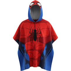 Poncho de bain spiderman coton  - vertbaudet enfant