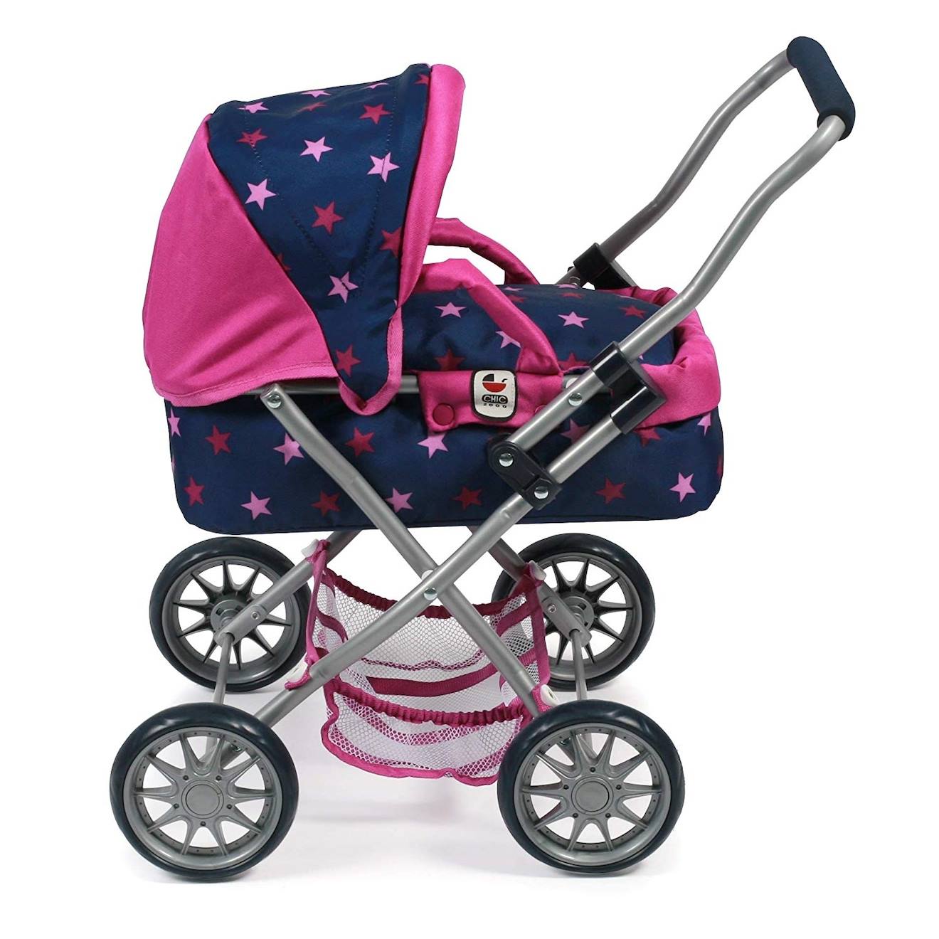 Poussette Pour Poupons Bleu Et Rose