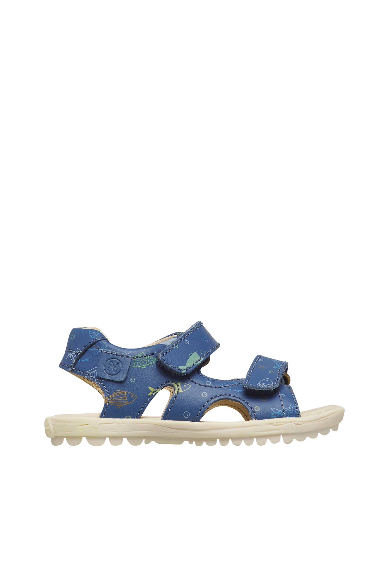 Sandales En Cuir Sky Bleu