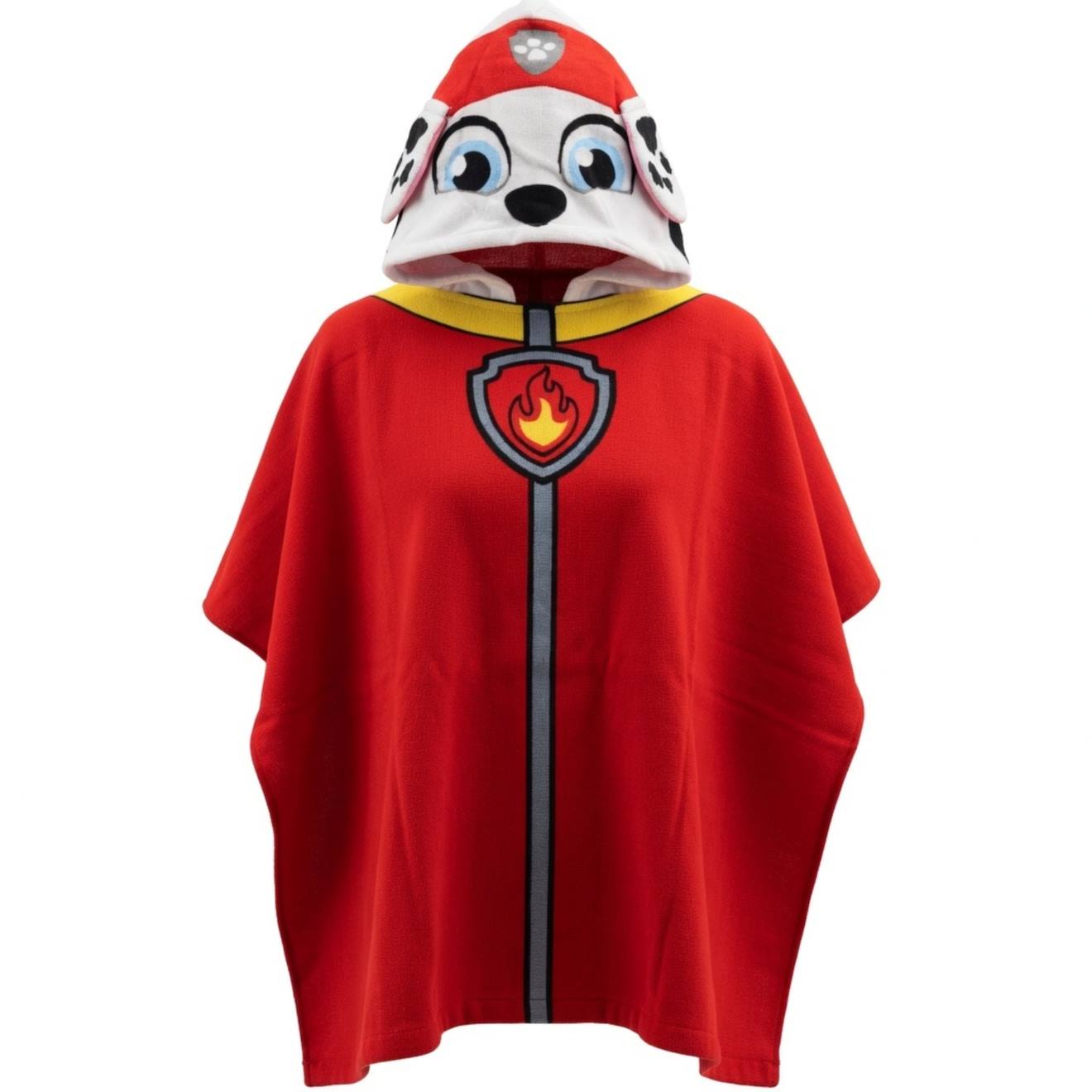 Poncho De Bain Pat Patrouille Coton Rouge