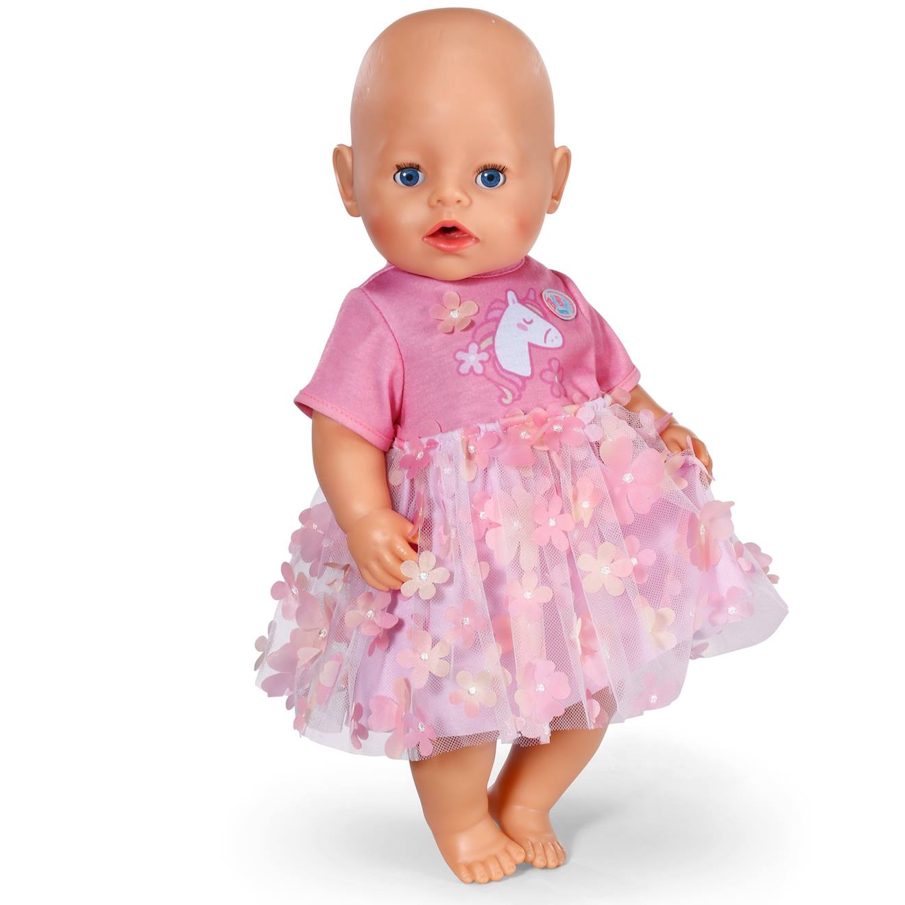 Baby Born Robe À Fleurs 43 Cm Rose