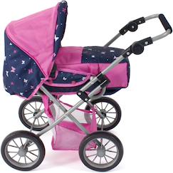 Jouet-Poupons et poupées-Poupées mannequins et accessoires-Poussette combinée leni papillon pour poupée