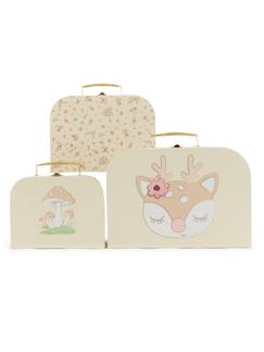 Set de 3 valises enfants vintage flowers  - vertbaudet enfant