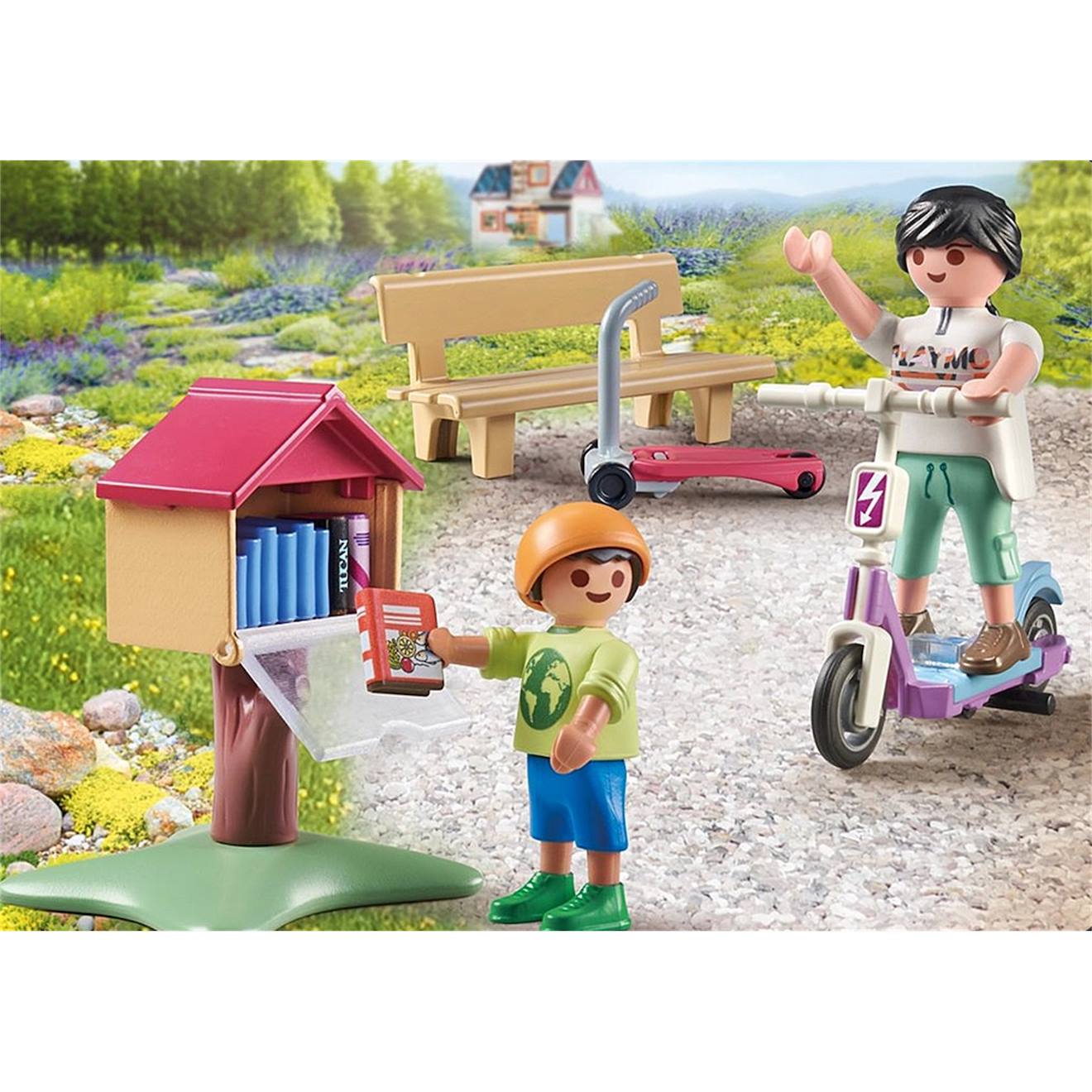 My Life Boîte À Livres Avec Maman Et Enfant 71511 Multicolore