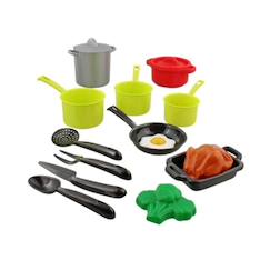 Ensemble de casseroles et poêles avec ustensiles de cuisine  - vertbaudet enfant