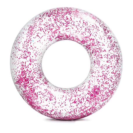 Intex - Bouée Gonflable Glitter 119 Cm Diam. 1 Pc. Rose Et Doré