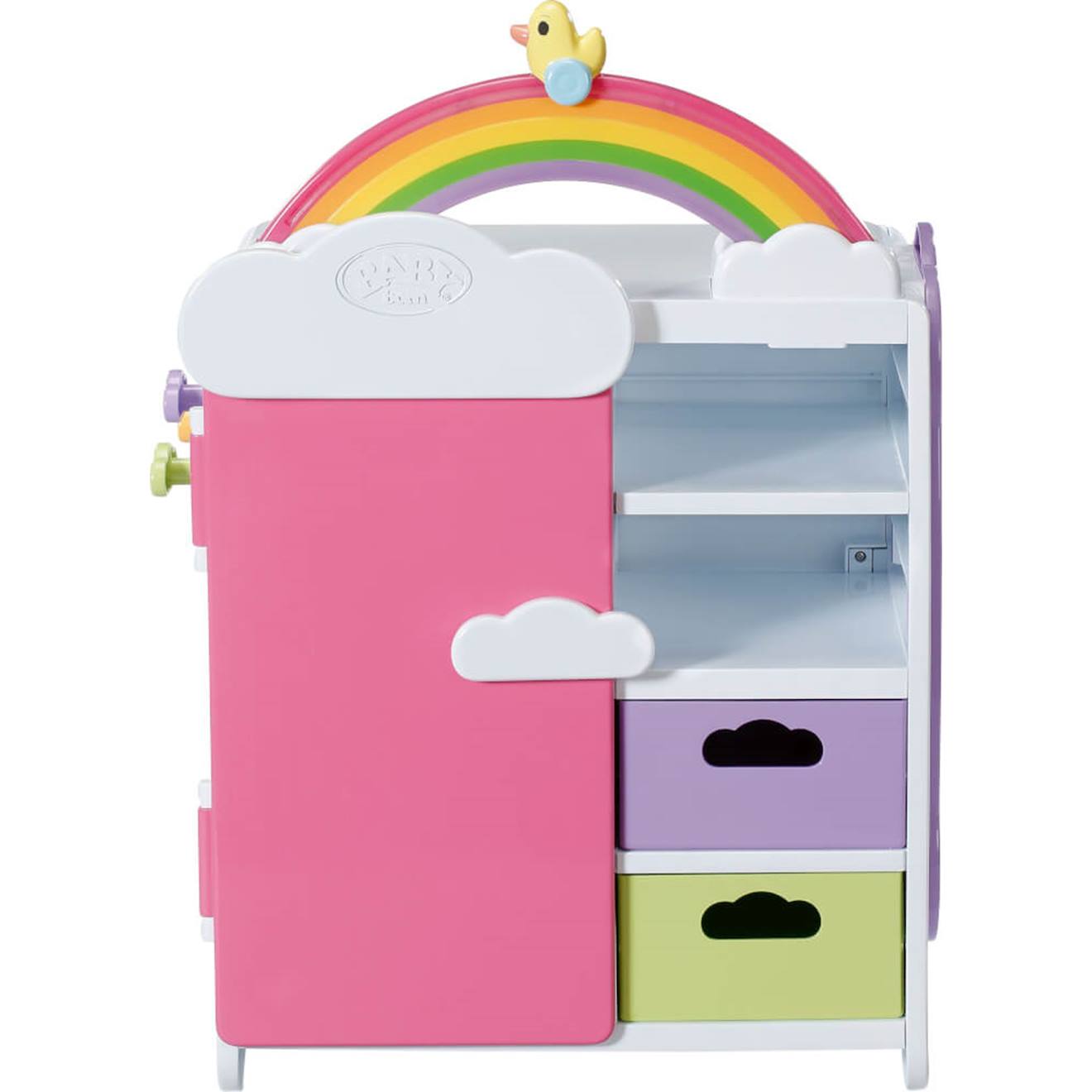 Baby Born Armoire Arc-en-ciel Pour Poupées Multicolore Baby Born Armoire Arc-en-ciel Pour Poupées Multicolore