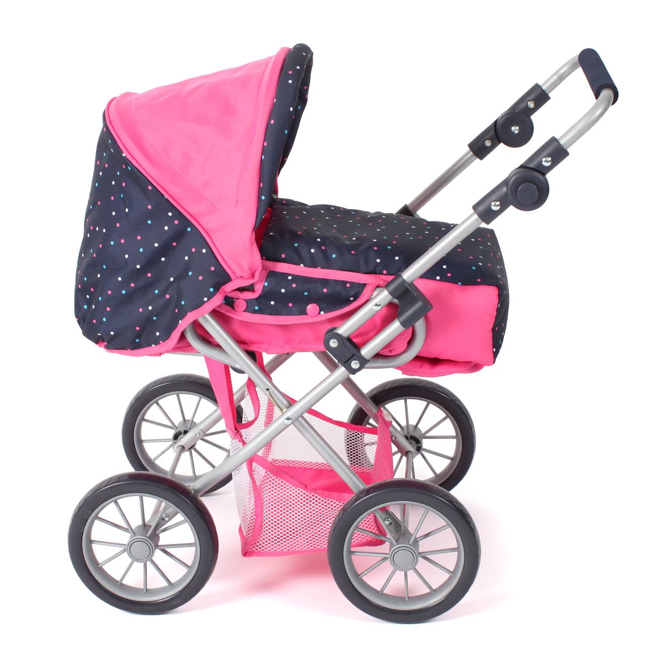Poussette Combinée Leni Rose Fuschia
