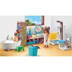 Jouet-Jeux d'imagination-Figurines, mini mondes, héros et animaux-My life salle de bains avec douche et baignoire 71611