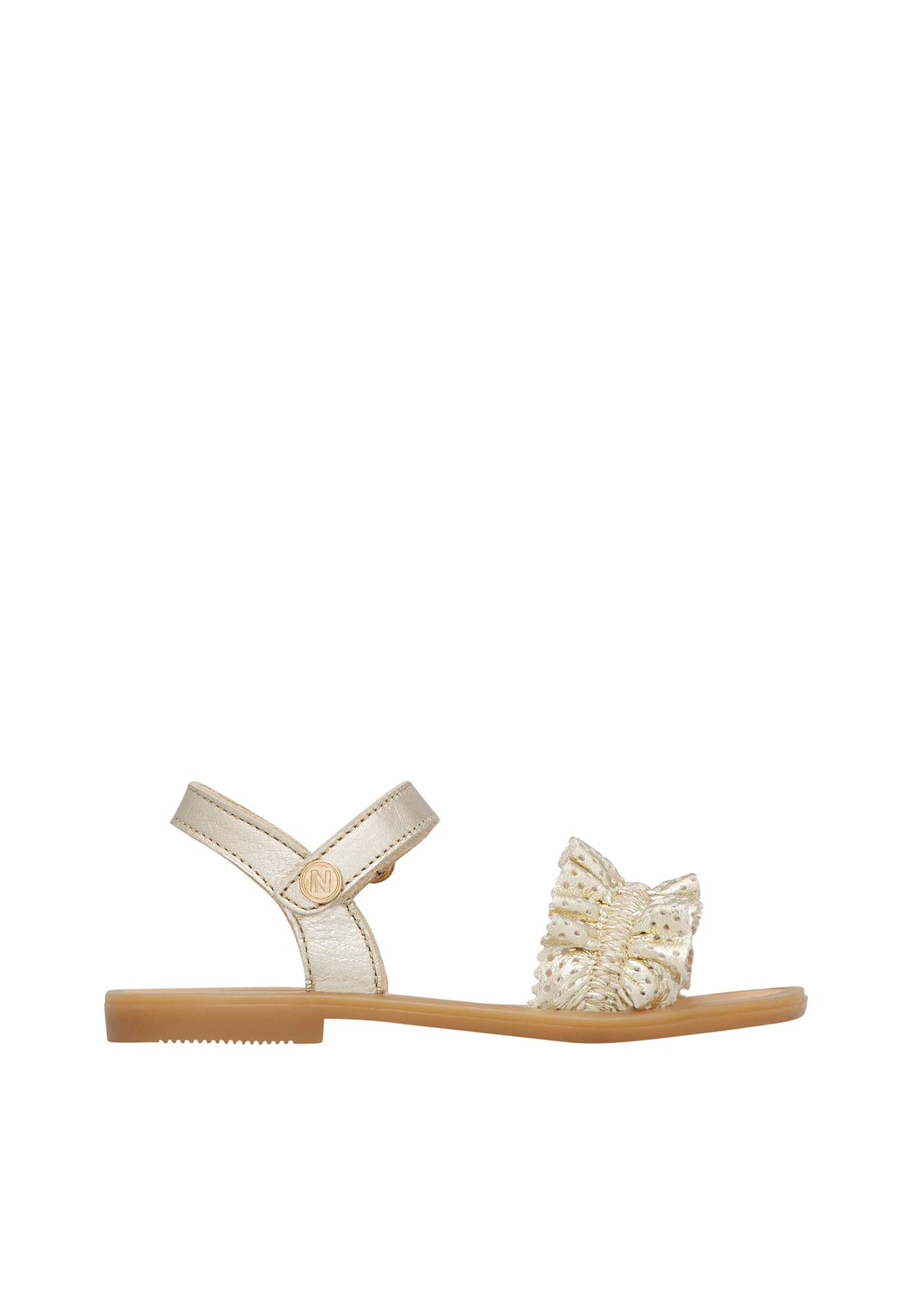 Sandales En Cuir Asiele Platine-