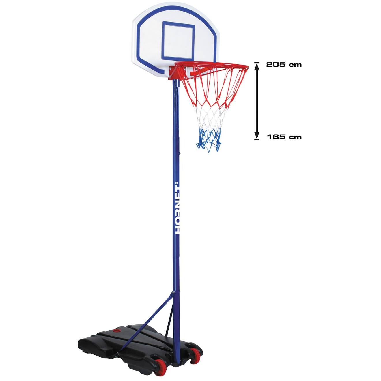 Ensemble Panier De Basket Hornet 205 Ballon Et Pompe Multicolore