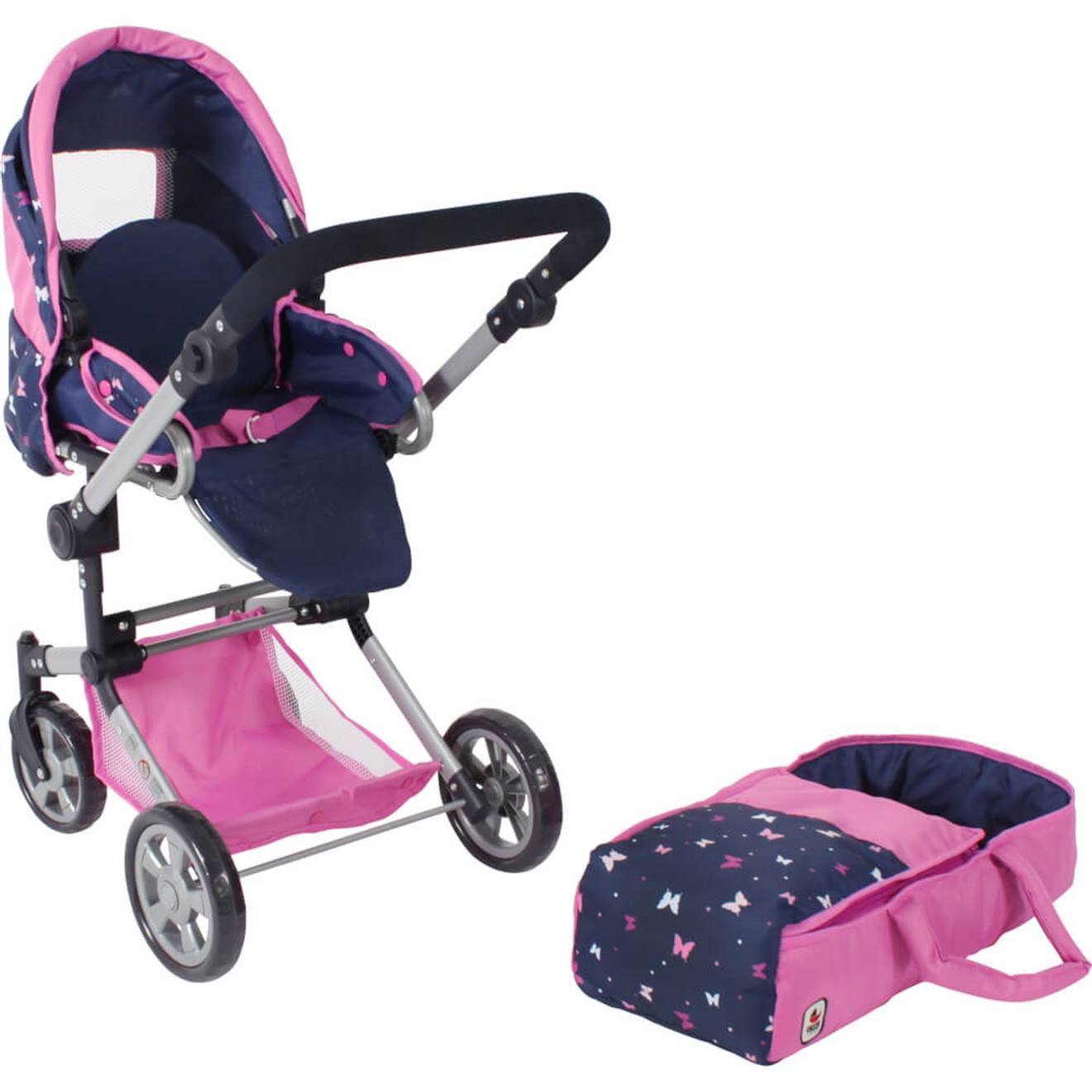 Poussette Combinée De Poupon Jara Multicolore