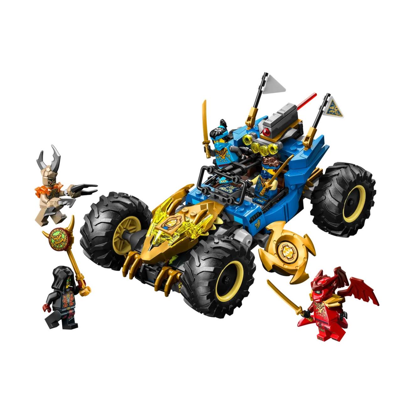 Ninjago La Voiture Transformable De Jay 71856 Multicolore