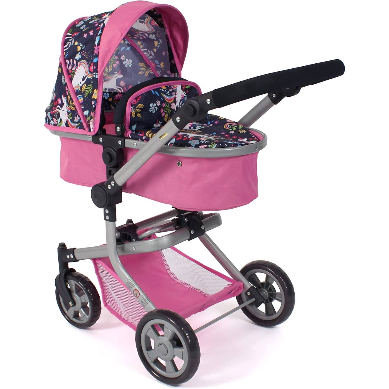 Bayer Chic 2000 Poussette De Poupée Mika 2 En 1 - Poussette Combinée Ourson Beige Pour Enfants 4-8 Ans