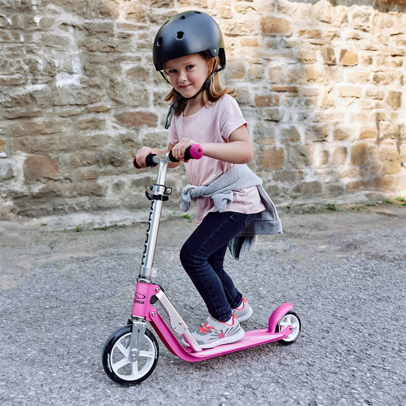 Trottinette Pour Enfant Little Bigwheel - Magenta Rose