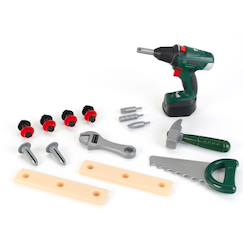 Jouet-Bosch - mini boîte à outils  avec visseuse