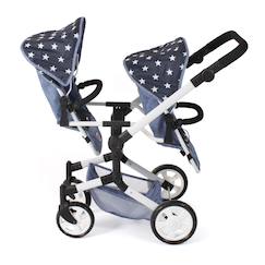 Jouet-Poupons et poupées-Poupées mannequins et accessoires-Poussette de poupée linus duo