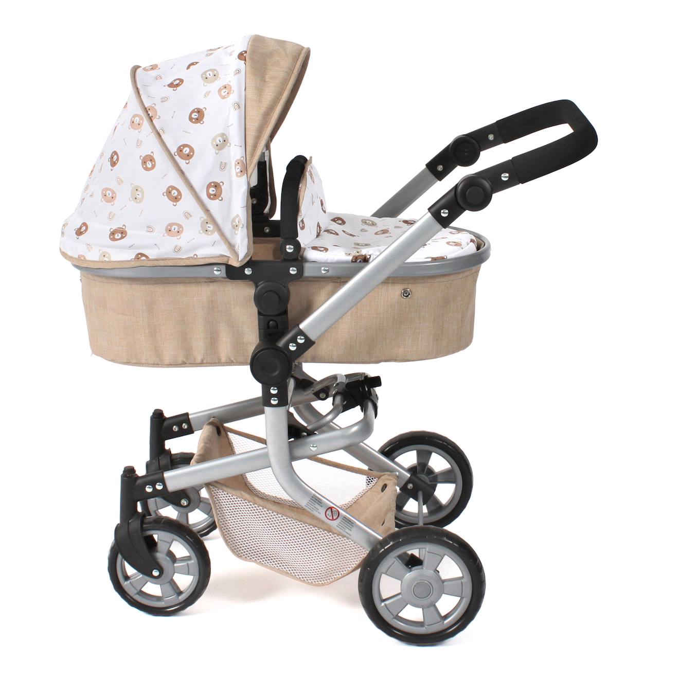 Poussette Combinée 2 En 1 Mika Beige