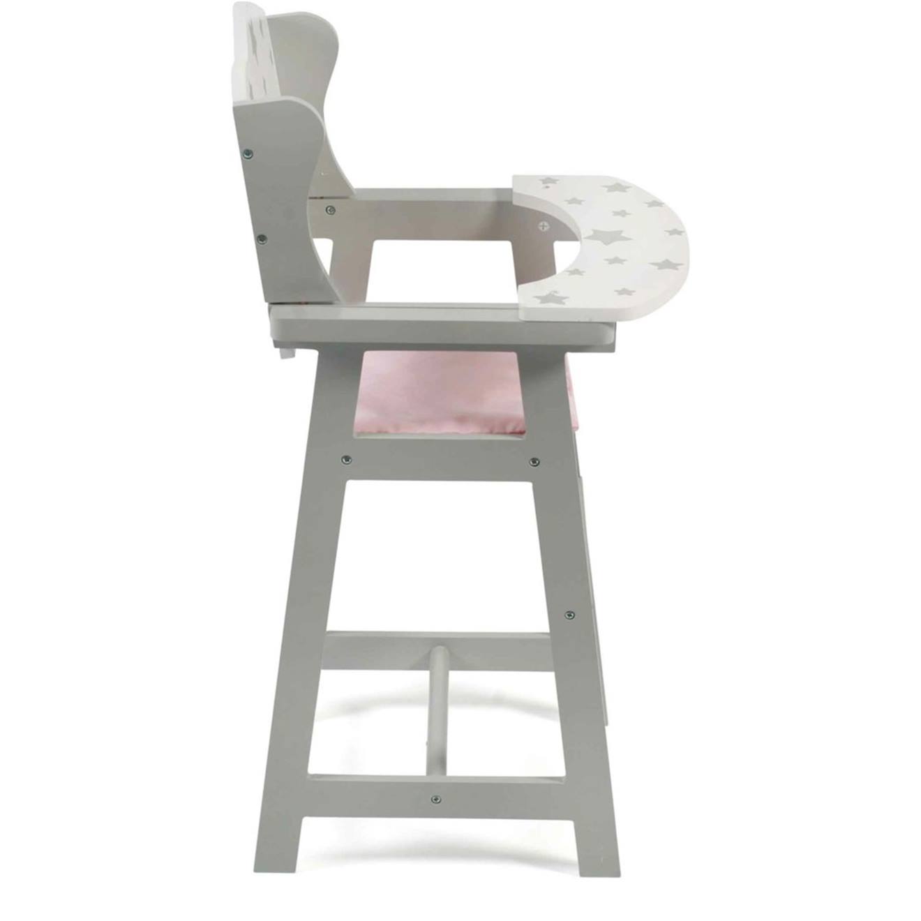 Stars - Chaise Haute De Poupée Gris Stars - Chaise Haute De Poupée Gris