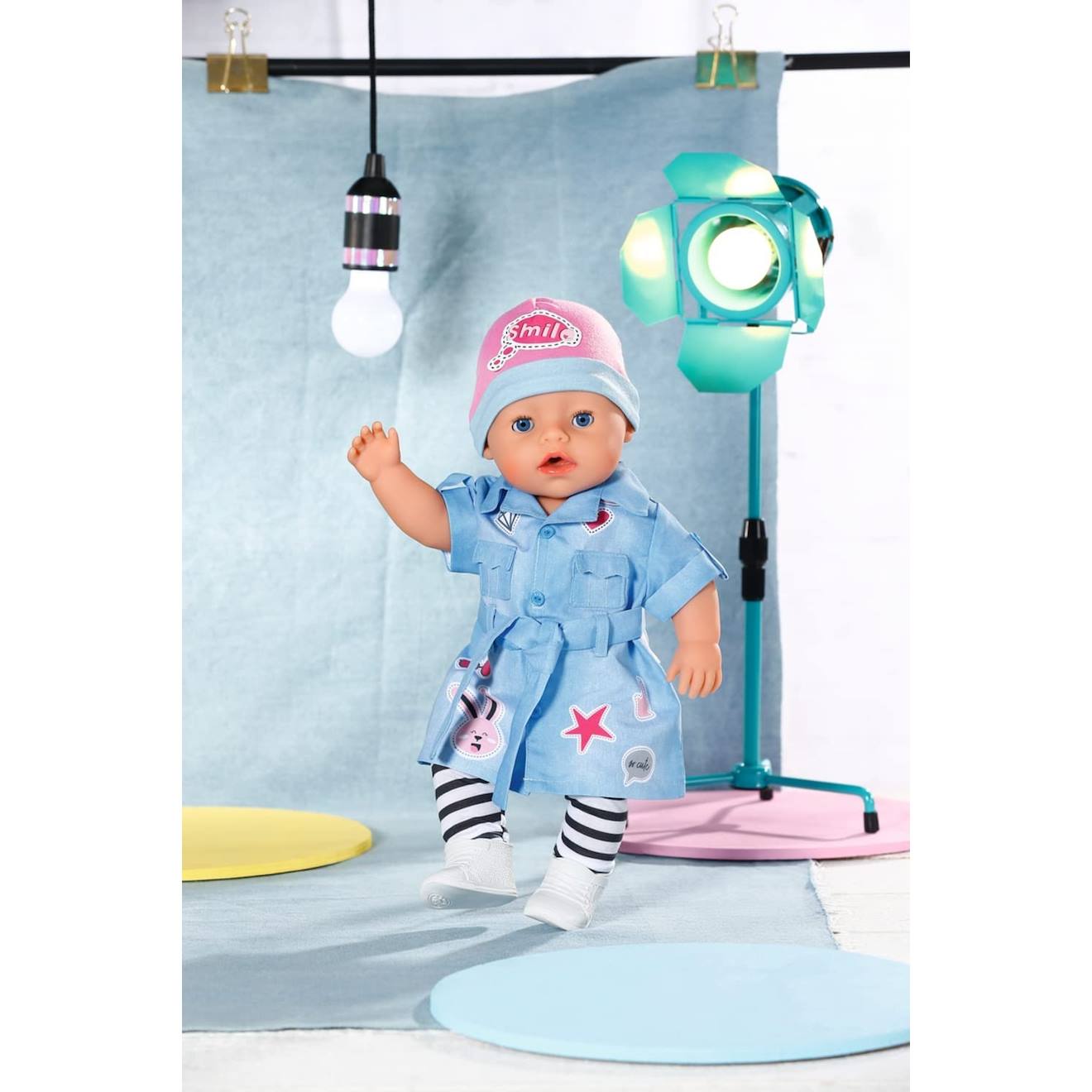 Baby Born Deluxe Robe En Jean Pour Poupée De 43 Cm Multicolore