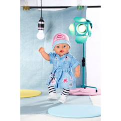 Jouet-Poupons et poupées-Poupées mannequins et accessoires-Baby born deluxe robe en jean pour poupée de 43 cm